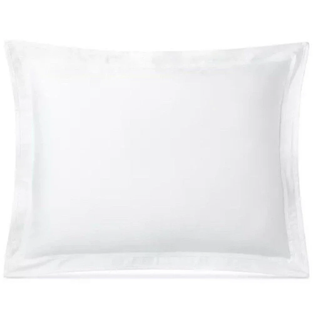 Lauren Ralph Lauren Spencer Border Sateen Cotton King Sham (1) , White
